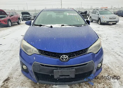 2015 Toyota Corolla L из США, поврежденный, VIN 2T1BURHE0FC290272